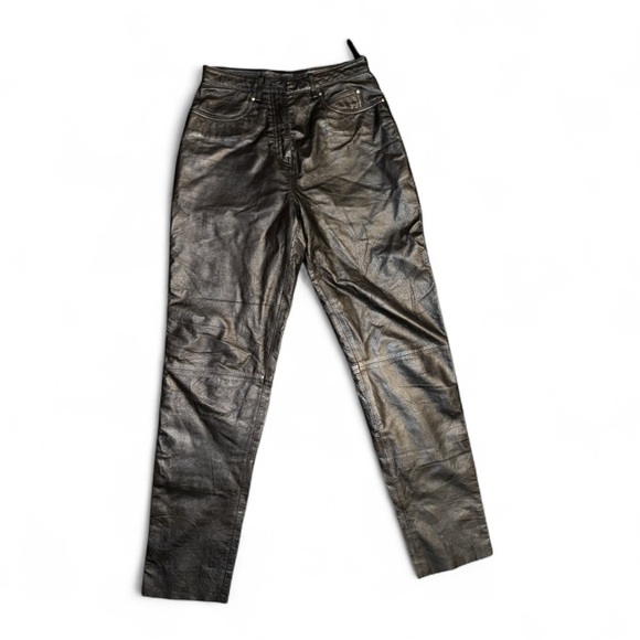 Harley-Davidson Pants - Harley-Davidson Black Genuine Leather Riding Pants